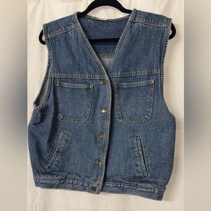 Women’s Vintage Western Jean Vest
